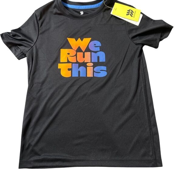 Nwt boys size 8 we run this tshirt athletic material - Picture 1 of 1